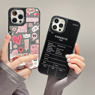 Casetify เคสโทรศัพท์มือถือ TPU กันกระแทก ปิดด้านหลัง ลายหัวใจน่ารัก แฟชั่น สําหรับ iPhone 14 ProMAX 13 Pro MAX 12 11 Pro MAX XR X XS MAX