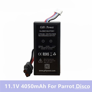 GiFi Power Parrot Disco Drone Battery 11.1V 4050mAh Li-po Battery For Parrot Disco RC Drone Parrot Disco Battery NLZI