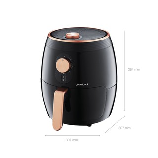 LocknLock Air Fryer 3.5 L. หม้อทอดไร้น้ำมัน