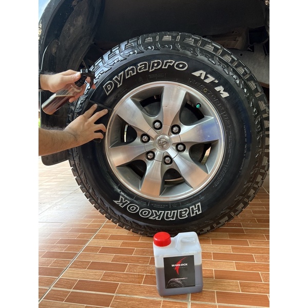 น้ำยาทายางดำ สูตรสูตร2 ปรับปรุงใหม่ เพิ่มสารบำรุงยาง X2 ราคาประหยัด ขนาด 5ลิตร - รูปที่ 5