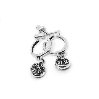 Chrome Hearts Sterling Silver 925 เครื่องประดับเงินแท้ ต่างหู Cross CH Stud Earring Code:CED043