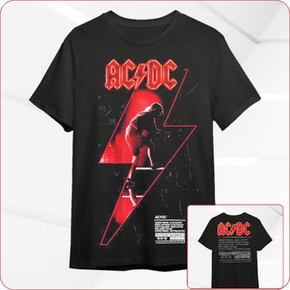 T-shirt  เสื้อยืด พิมพ์ลายวงร็อค Acdc สําหรับผู้ชาย และผู้หญิงS-5XL