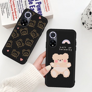 เคสโทรศัพท์มือถือ Tpu กันกระแทก ลายหมีน้อย สีรุ้ง แฟชั่น สําหรับ Huawei Honor 8X 9 10 Lite 20 Nova 3 3I 5I 5 Pro P20 Lite 2019 5Z 5T Mate 30 20 10 Pro 30Epro P20 P30 P40 Pro 9 20 Lite