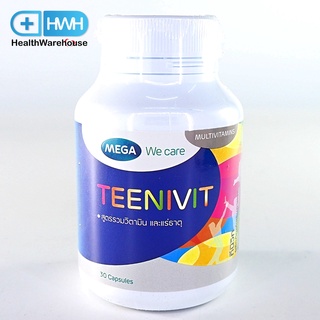 Mega We Care Teenivit 30 Capsules ผลิตภัณฑ์เมก้า วีแคร์ ทีนนิวิท 30 แคปซูล