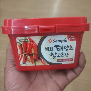 โกซูจัง ฮอท เปปเปอร์ เพสท์ (น้ำจิ้มพริก) (ตรา เซมเพียว) GOCHUJANG HOT PEPPER PASTE(SEMPIO BRAND) Gosujang Hot Pepper Pas