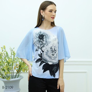 MIKIKO Blouse MI-B2109 แขนยาว IGPU21-7