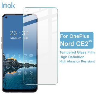 Imak OnePlus Nord CE2 5G ฟิล์มกระจกนิรภัยใส ป้องกันการระเบิด ป้องกันหน้าจอ One Plus Nord CE 2 5G โทรศัพท์มือถือ กันกระแทก 9H ฟิล์มป้องกันด้านหน้า