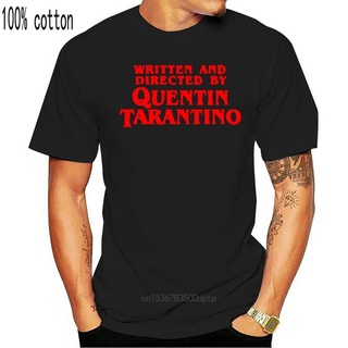 เสื้อยืดแขนสั้น ผ้าฝ้าย 100% พิมพ์ลาย Tarantino สําหรับผู้ชายS-5XL