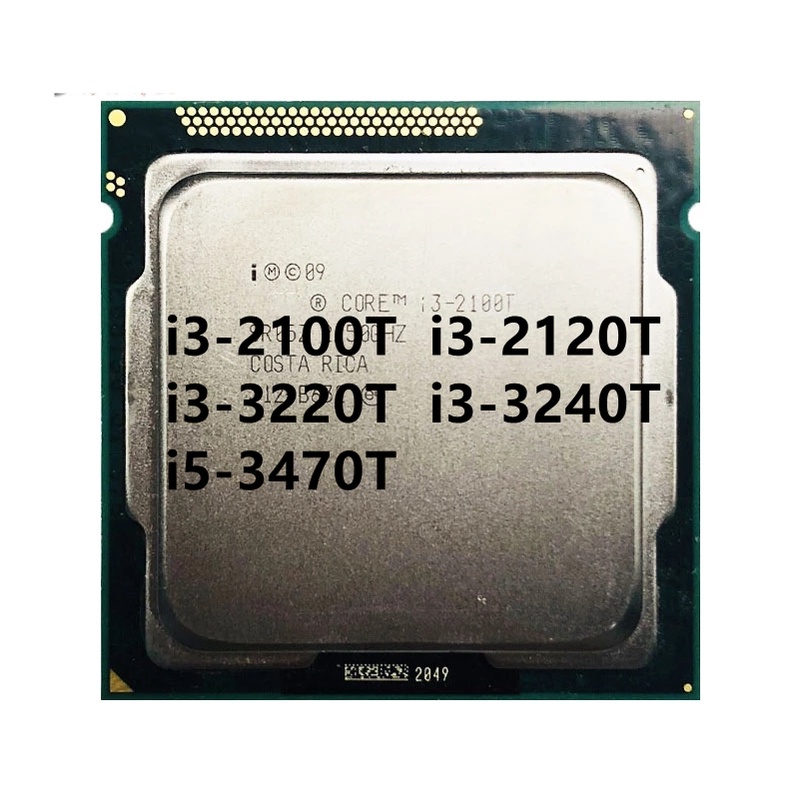 หน่วยประมวลผล CPU i3-2100T i3-2120T i3-3220T i3-3240T i5-3470T i5-2500T i5-2390T LGA 1155