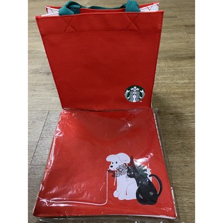 กระเป๋าสตาร์บัคสีแดงพร้อมส่ง  02