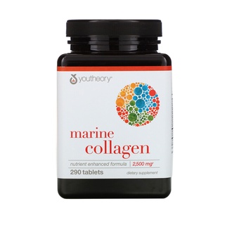 Youtheory, Marine Collagen Advanced Formula, 290 Tablets