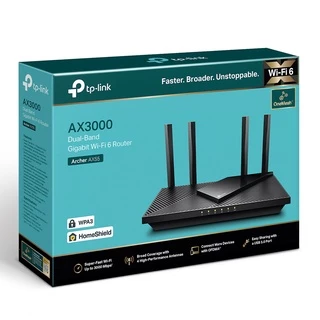ROUTER (ใส่ซิมไม่ได้) TP-LINK (Archer AX55) AX3000 Dual Band Gigabit Wi-Fi 6 Router -LIFETIME