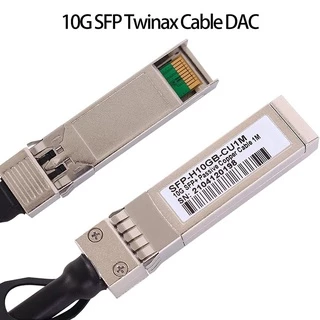 สายเคเบิลทวิเน็กซ์ ทองแดง 10G SFP+ (DAC) 10GBASE SFP สําหรับ SFP-H10GB-CU1M Ubiquiti D-Link(1 เมตร)