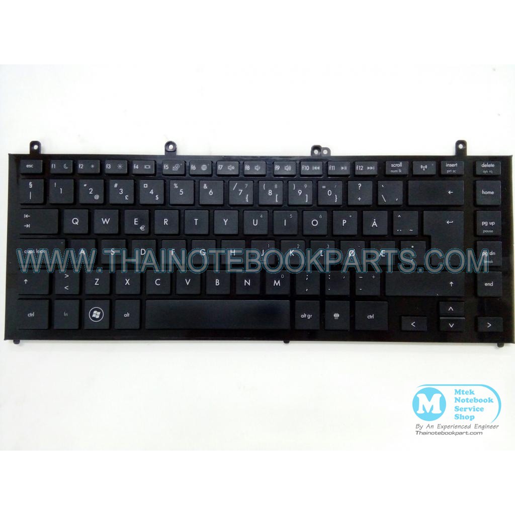 คีย์บอร์ดโน๊ตบุ๊ค HP PROBOOK 4320 4320S 4321S 4326S Laptop Keyboard (สินค้ามือสอง,สีดำ,ภาษาอังกฤษ)