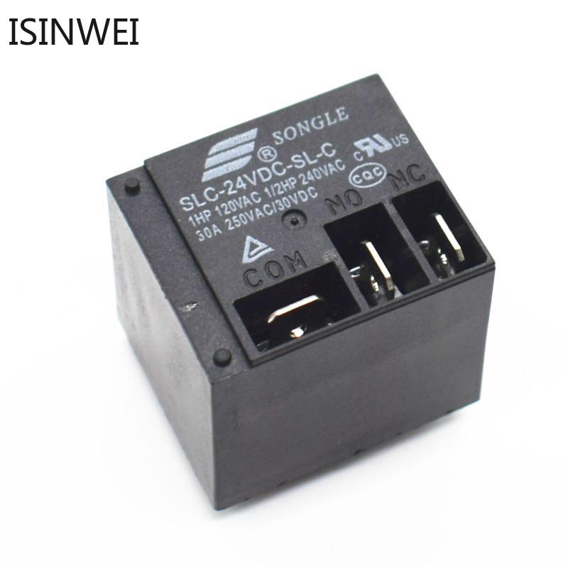 Power Relays SLC-24VDC-SL-C 24V 30A T91 HF2100 A set of conversions 5PIN Relay Wholesale Price