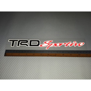 TRD sportivo สติ๊กเกอร์สะท้อนแสงงานตัด อย่างดี ราคาต่อชิ้นค่ะ