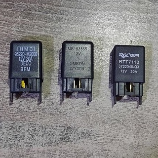 Relay  DECO 95220-M2000 / RGL RTT7113 / MB183865 / 90987-02002 รีเลย์ 4-Pin สำหรับระบบเครื่องปรับอากาศ 12V 30A/20A  1ตัว