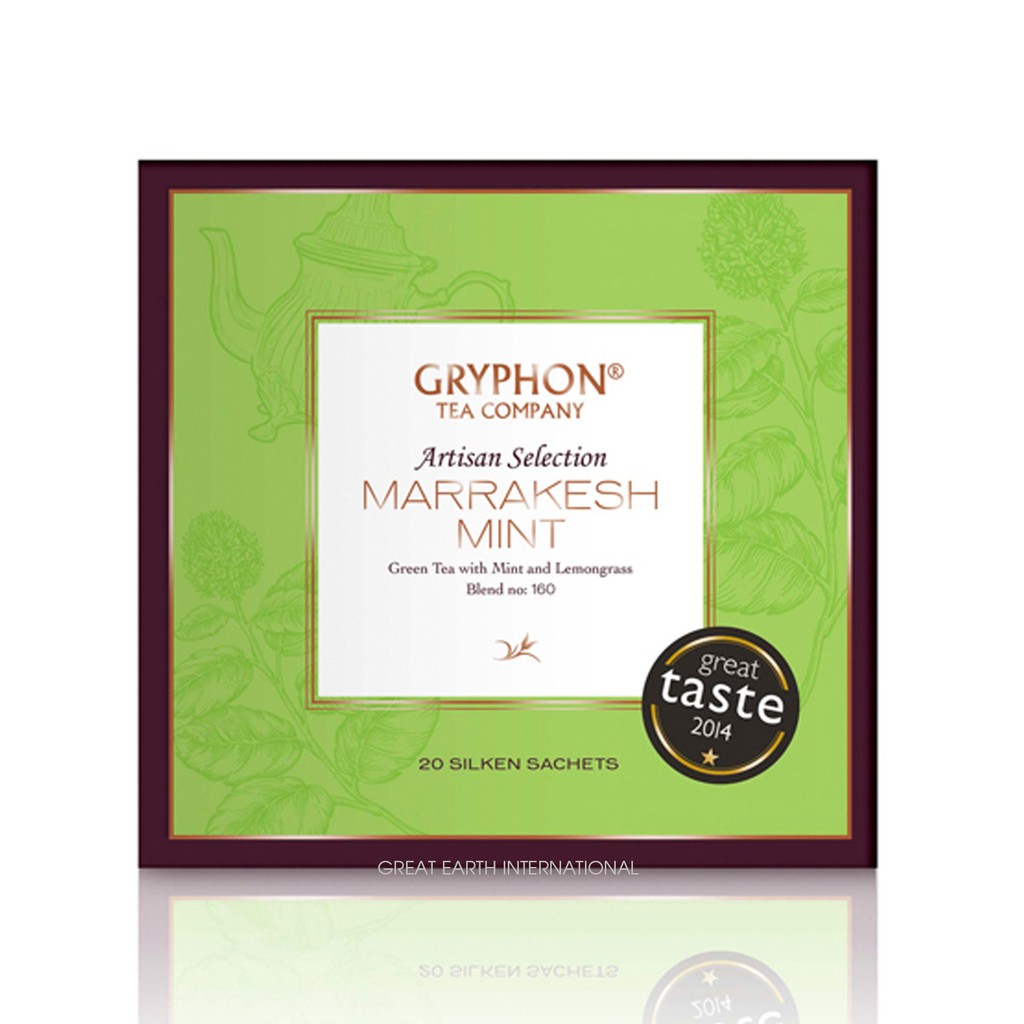 Gryphon Tea Marrakesh Mint Green Tea ชากริฟฟอน มาราเกช มิ้นท์ กรีนที