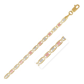 สร้อยคอทองคำแท้ 14k ลายวาเลนติโน่ ขนาด (3.3 มม.) (เวลาจัดส่ง 7-10 วัน) 14k Yellow Gold Valentino Chain (3.3mm)