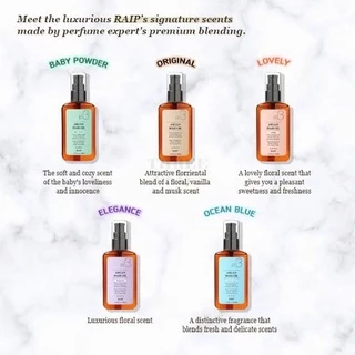 RAIP R3 Argan Hair Oil 100ml แท้100% น้ำมันบำรุงผม น้ำมันอาร์แกนบำรุงผมเสีย จากเกาหลี
