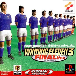 WORLD SOCCER JIKKYOU WINNING ELEVEN 3 FINAL VERSION [PS1 JP : 1 Disc]