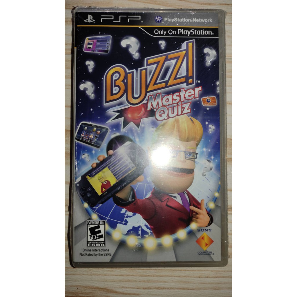[เหลือ 212.5ใส่ CLUN150 ] (มือ1) PSP​ -​ Buzz! Master Quiz​ (z1)​