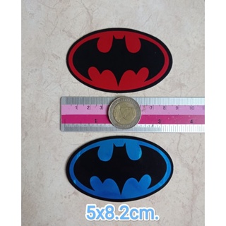 สติ๊กเกอร์ฟรอย แบทแมน 5x8.2cm. batman มันวาว สติ๊กเกอร์ติดรถยนต์ ติดผนัง ติดของเล่น การ์ตูน ยอดมนุษย์