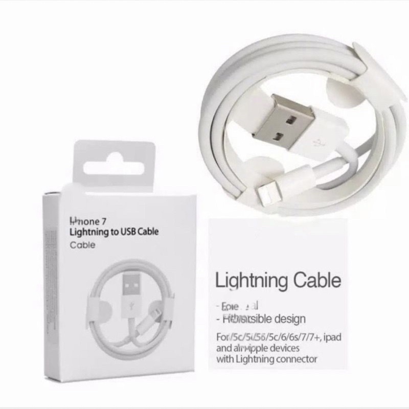 Kd Data Cable Ip 5S / 5G / 6G / 6S Plus / 7 / 8 / X คุณภาพดี NON PECKING