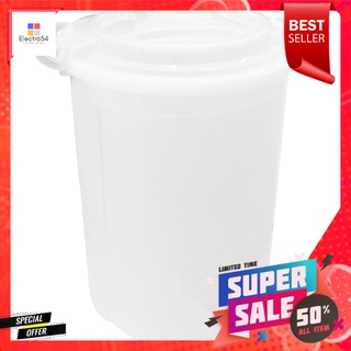 ถังน้ำกลมพร้อมฝาล็อค PLIM 333/A 62L สีขาวROUND BUCKET WITH LOCK LID PLIM 333/A 62L WHITE