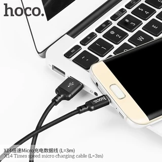สายชาร์จ 1m/2m/3m Hoco X14 Speed Charger ยาว 1-3 เมตร สำหรับ L/Micro USB/Type C