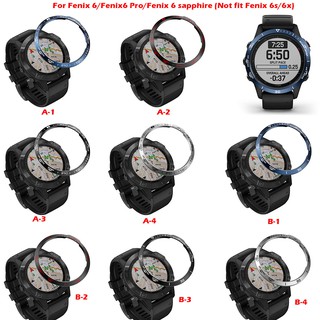 แหวนสแตนเลสป้องกันรอยขีดข่วนสำหรับ Garmin Fenix 6 / Fenix 6 Pro / Fenix 6