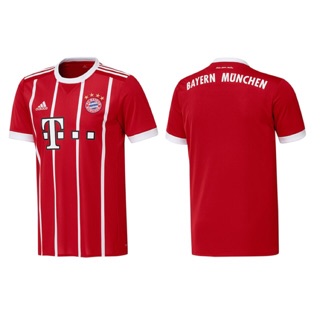 เสื้อกีฬาแขนสั้น ลายทีม Bayern Munich 2017 ชุดเหย้า