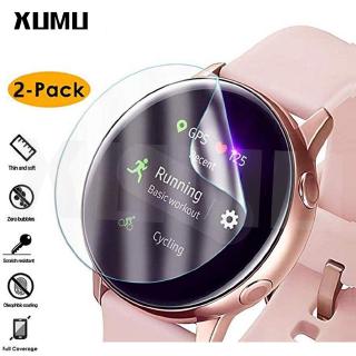 Xumu 2pcs Samsung Galaxy Watch Active 1 2 3D Soft Hydrogel Screen Protector Film Not Tempered Glass