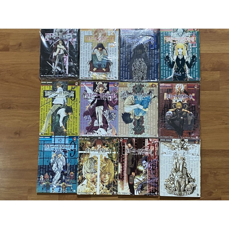 Death Note หนังสือการ์ตูน 12 เล่มจบ สภาพบ้าน ส่งฟรี