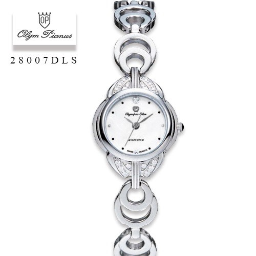 นาฬิกาข้อมือผู้หญิง OP Olym Pianus สายสแตนเลส รุ่น 28007DLS (Swiss movement)