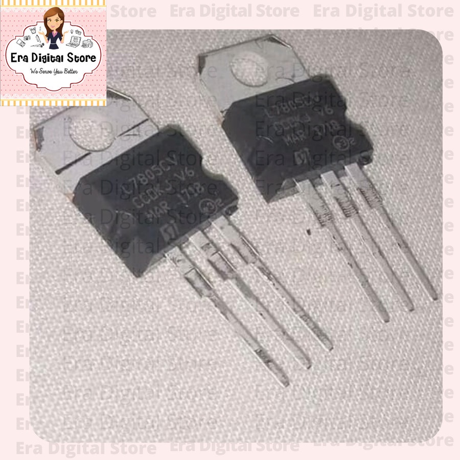 IC Regulator 7805 / L7805CV / LM7805 เครื่องปรับแรงดันไฟฟ้า 5 โวลต์