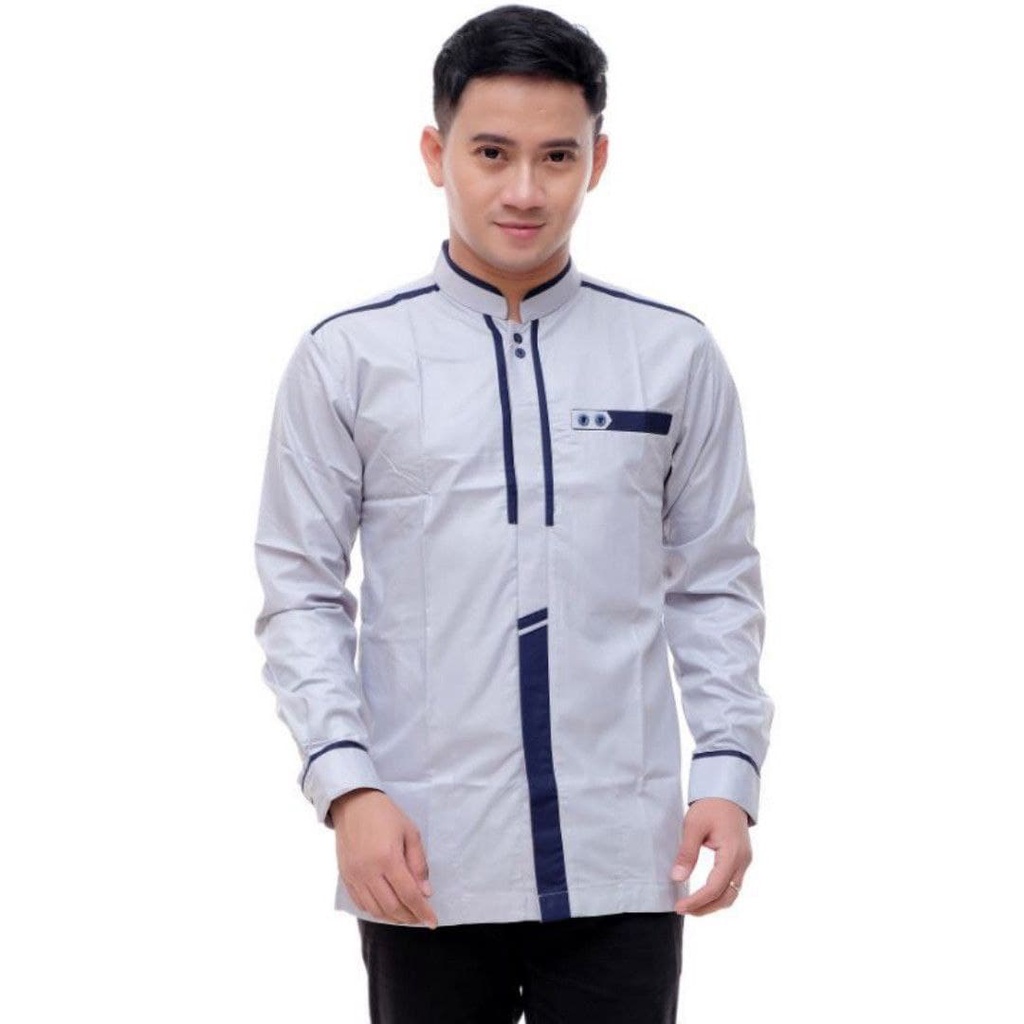 Katun Za OFFICIAL STORE เสื้อเชิ้ตผู้ชายมุสลิม KOKO KOHATUNISWA พรีเมี่ยม Toyobo ผ้าฝ้ายแขนยาว S - X