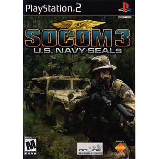 SOCOM 3: U.S.Navy SEALs ps2 แผ่นเกมส์ps2 เกมเพล2 เกมplay2