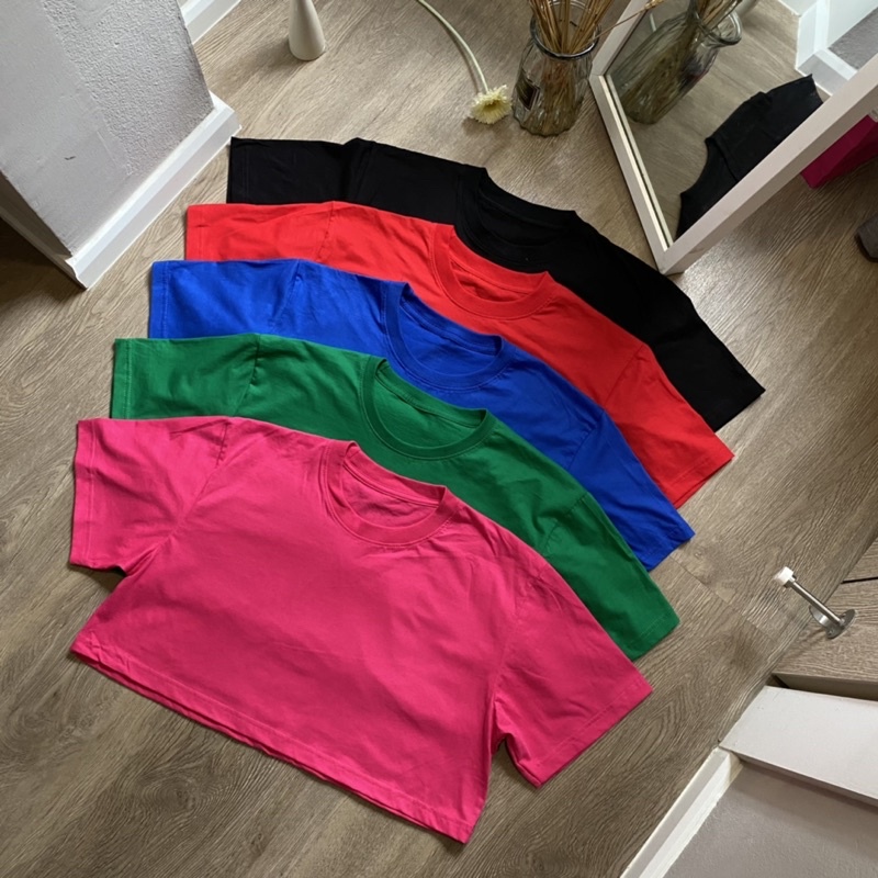 Basic crop top ❤️💚💙🤎🖤