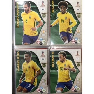 2018 Panini Adrenalyn XL World Cup Russia Soccer Cards Brazil