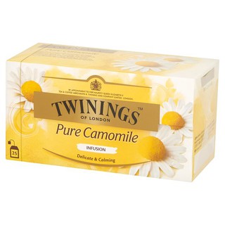 🚚💨พร้อมส่ง!! ทไวนิงส์ เครื่องดื่มสมุนไพรดอกคาโมไมล์ 1กรัม x 25 ซอง Twinings Chamomile herbal drink 1 gram x 25 sachets