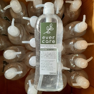 พร้อมส่ง!!! ever care hand sanitizer gel  1,000 มล