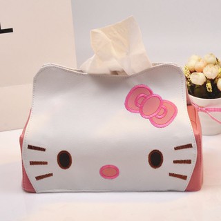 felicelife กล่องกระดาษทิชชู่ ลาย Hello Kitty สำหรับใช้ในบ้าน