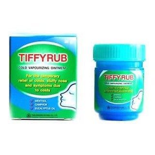 Tiffyrub 20g ทิฟฟี่รับ บรรเทาอาการคัดจมูก ชนิดขี้ผึ้ง