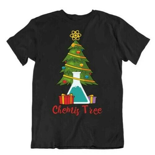 Chemis Tree Tshirt Christmas Laboratory Tee Special Funny Holyday