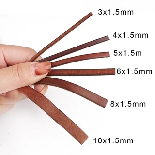 เชือกหนังวัวแท้ สำหรับทำเครื่องประดับ DIY และสร้อยคอสร้อยข้อมือ