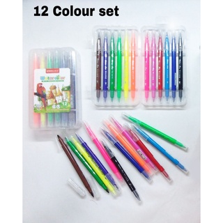 ปากกาสีน้ำเมจิกnon toxic 12 สีรุ่นHP-6682