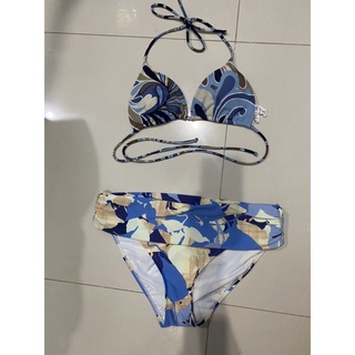 bikini มือสอง set L-XL สีฟ้า