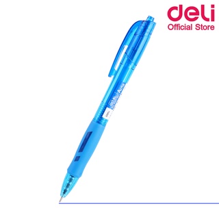 Deli Q17 Ballpoint Pen Mini Tip 0.7mm ปากกาลูกลื่นแบบกด หมึกน้ำเงิน ขนาด 0.7mm (แพ็ค 1 แท่ง) ปากกา ปากกาลูกลื่น เครื่องเขียน