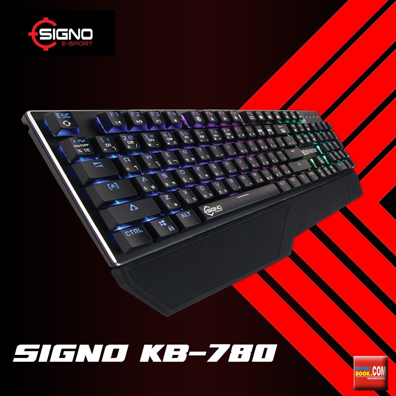 คีย์บอร์ด Signo รุ่น Theseus KB-780Sคีย์บอร์ดเกมมิ่ง Keyboard Gaming